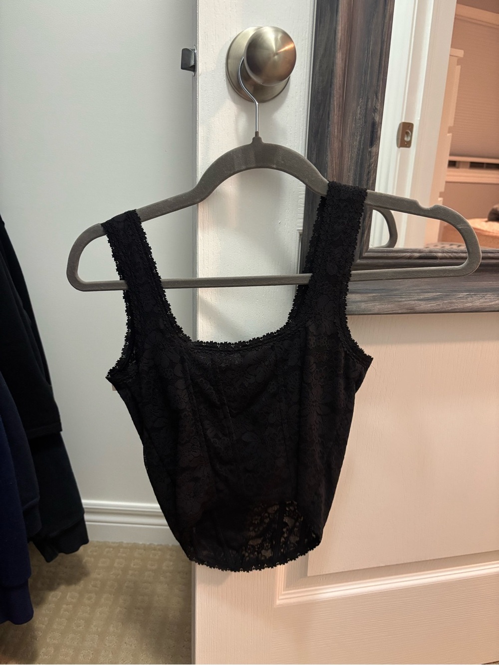 Victoria's Secret PINK Black Lace Camisole